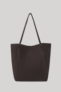 Paige Suede Tote Bag - Ganache