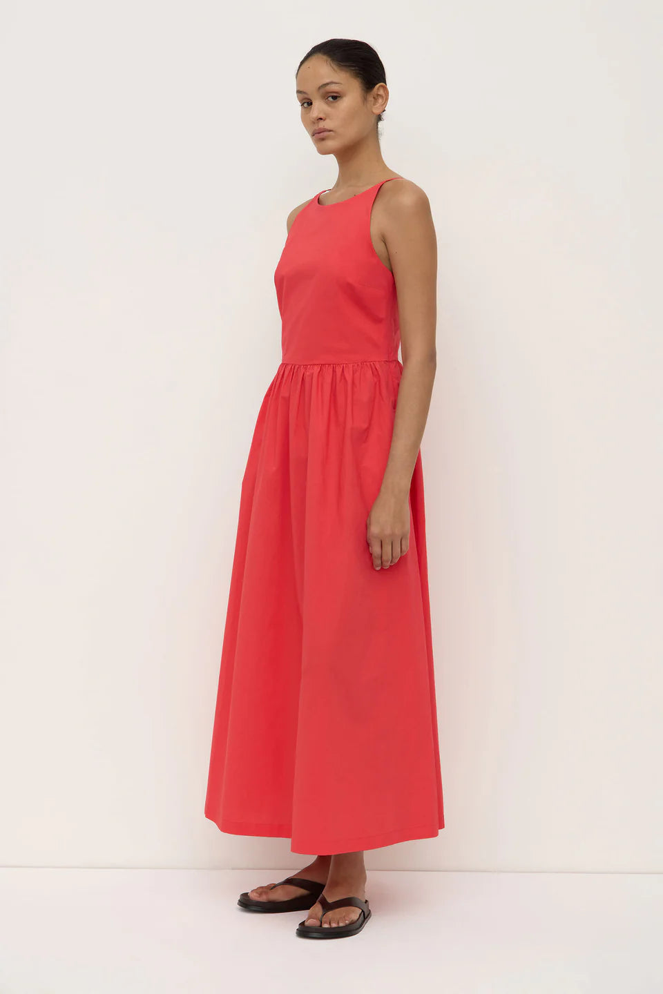 Posie Midi Dress - Chilli