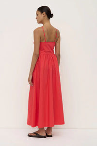 Posie Midi Dress - Chilli