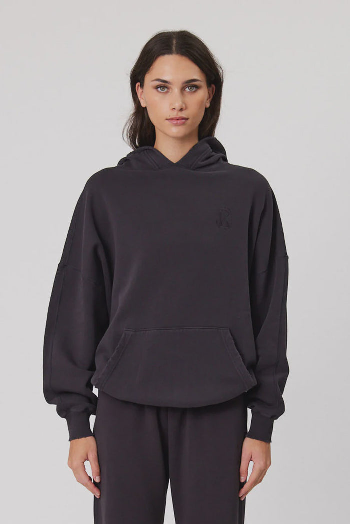 REMAIN HOOD - WASHED BLACK