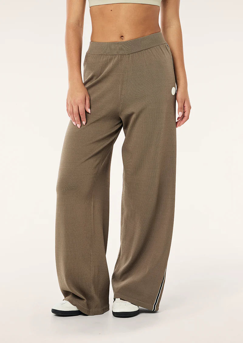 RETREAT KNIT PANT - BURNT BISCUIT