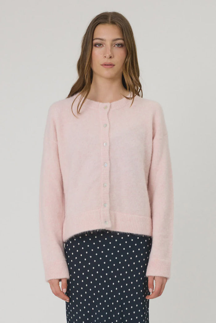 RYDER CARDIGAN - BLUSH