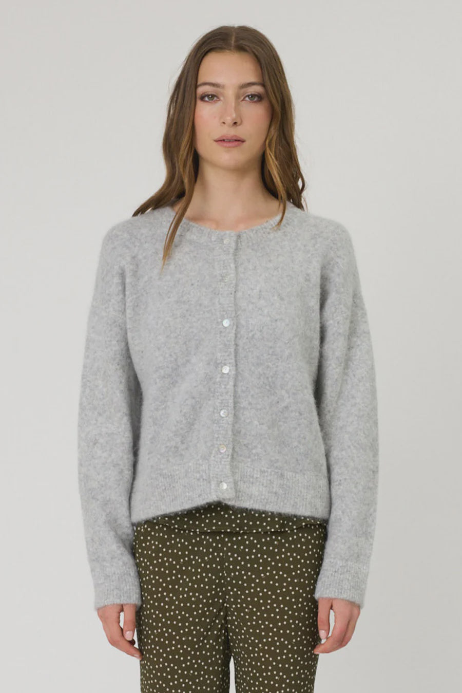 RYDER CARDIGAN - GREY MARLE