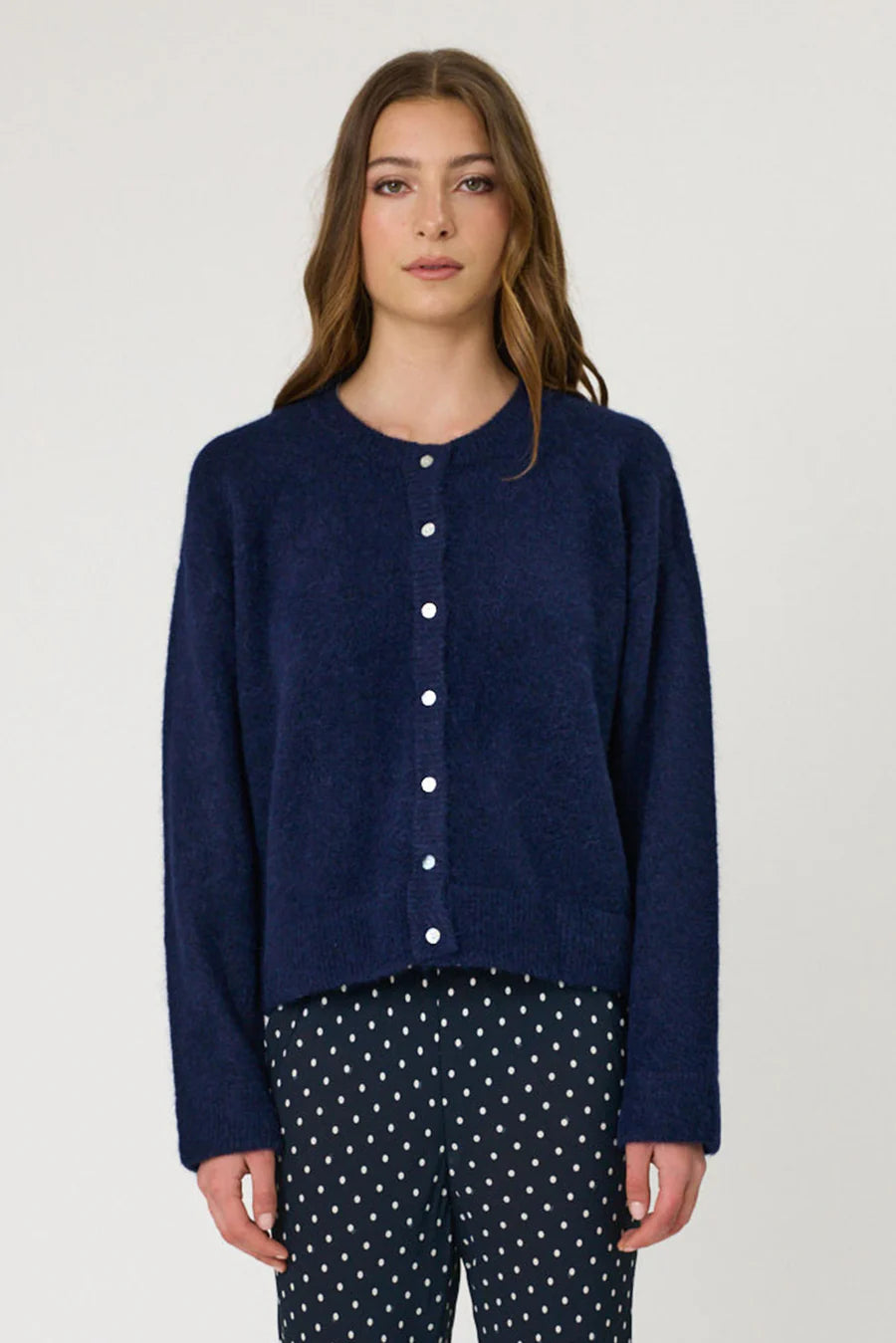 RYDER CARDIGAN - INDIGO