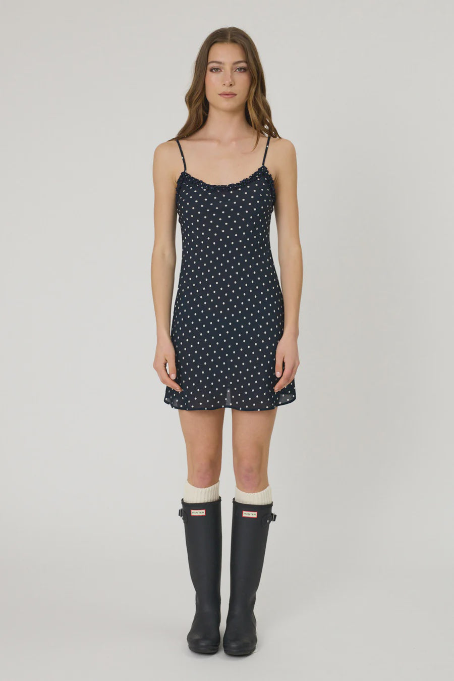 SIENNA MINI DRESS - INDIGO SPOT
