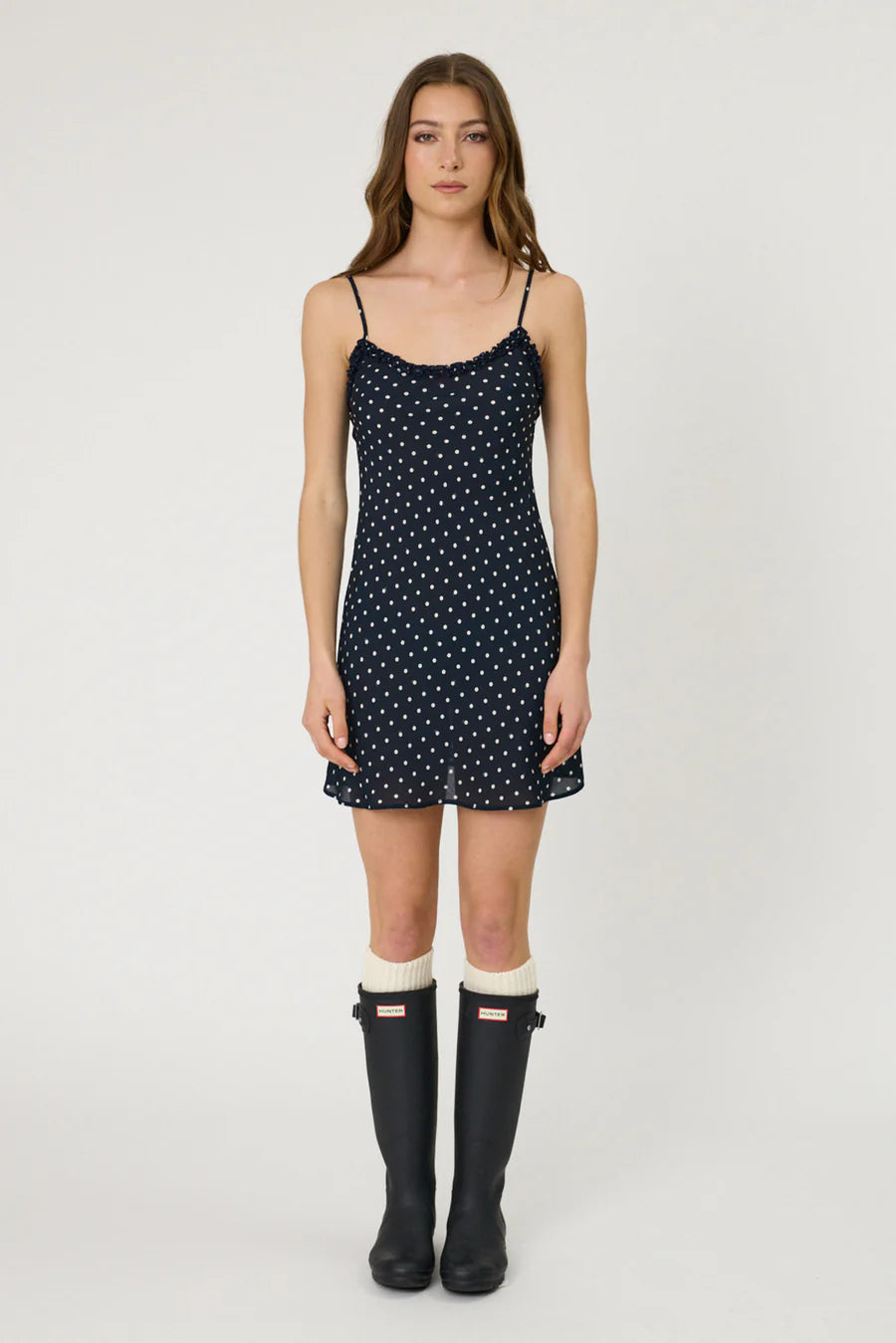 SIENNA MINI DRESS - INDIGO SPOT