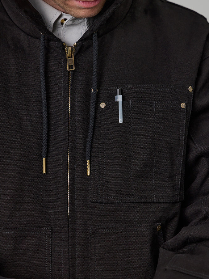 STATEN BOMBER JACKET - BLACK