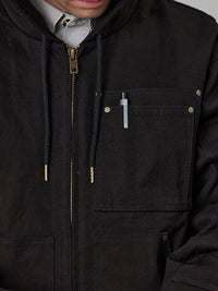 STATEN BOMBER JACKET - BLACK