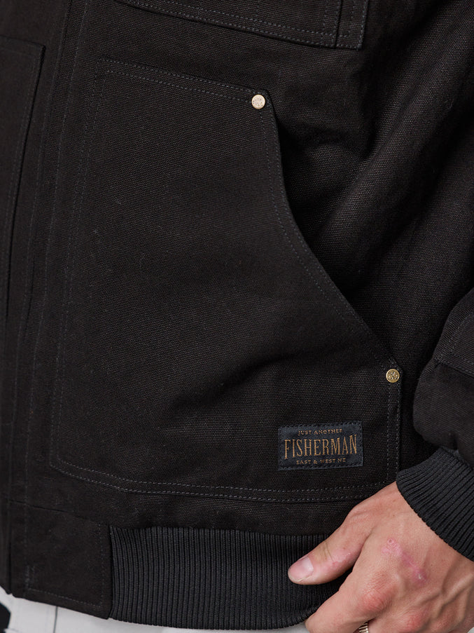 STATEN BOMBER JACKET - BLACK