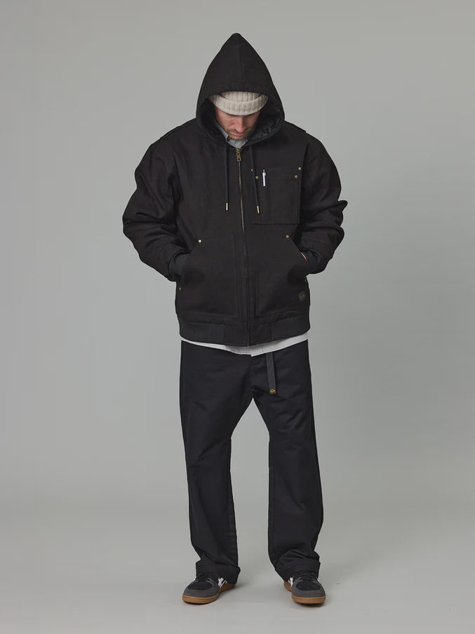STATEN BOMBER JACKET - BLACK