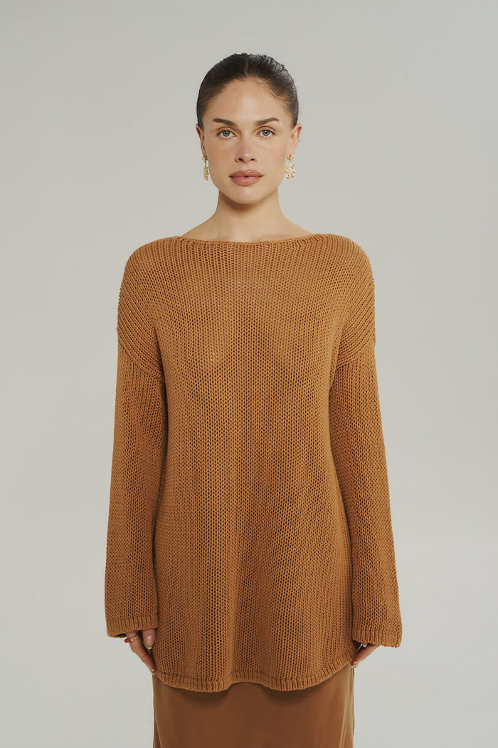 BELL LS KNIT - TOFFEE