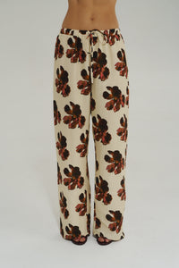 WIDE LEG PANT - BUTTER FLEUR