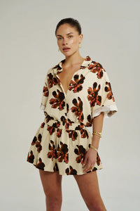 BIG SHIRT - BUTTER FLEUR