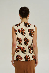 WRAP VEST - BUTTER FLEUR
