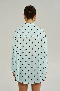 DOTTY LS SHIRT - PINOT DROP