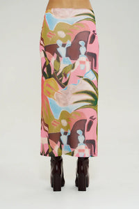MESH MAXI SKIRT - WONDERLAND