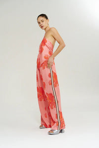 WIDE LEG PANT- PEACH PETAL
