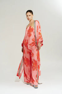 WIDE LEG PANT- PEACH PETAL