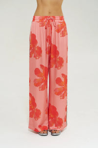 WIDE LEG PANT- PEACH PETAL