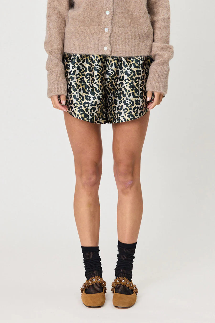 SUTTON SHORTS - LEOPARD