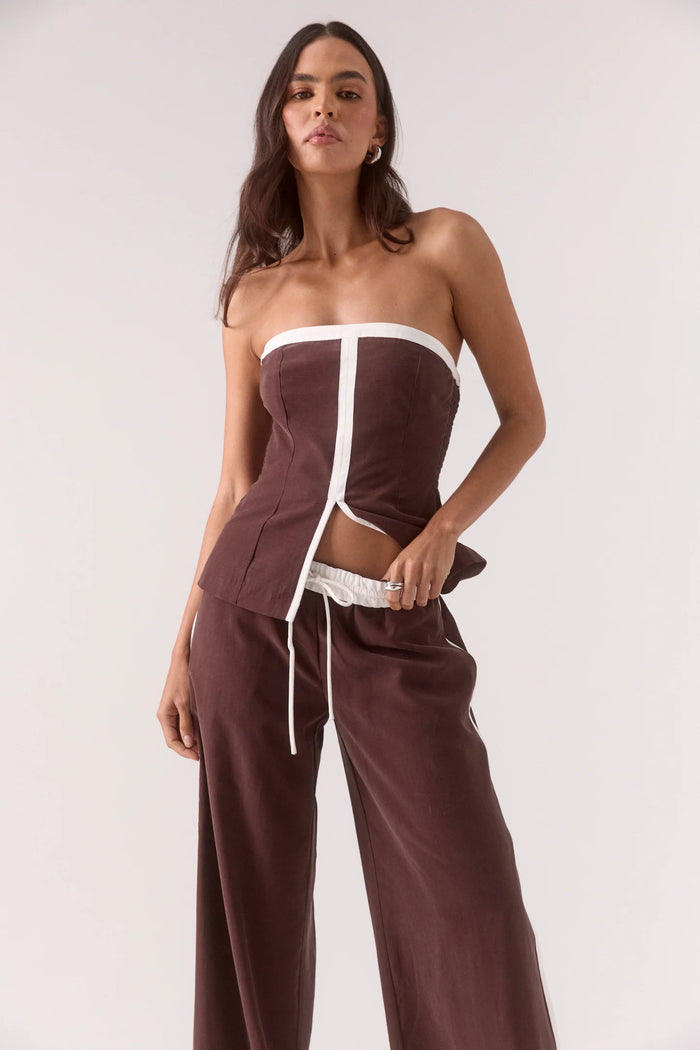 SORA BODICE - GANACHE