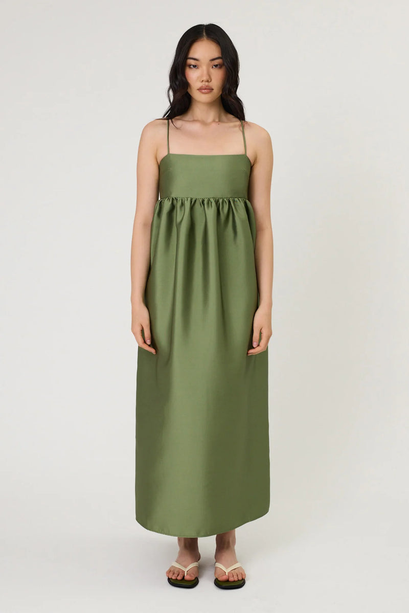 SYDNEY MAXI DRESS - SEAWEED