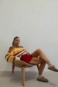 Isabel knit - autumn stripe