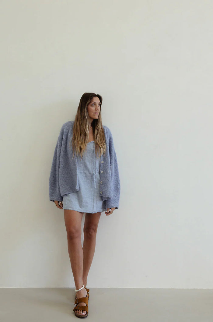Sienna knit - dusty blue
