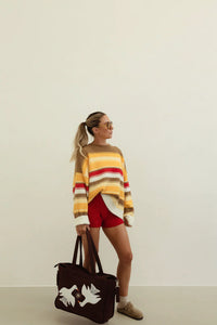 Isabel knit - autumn stripe