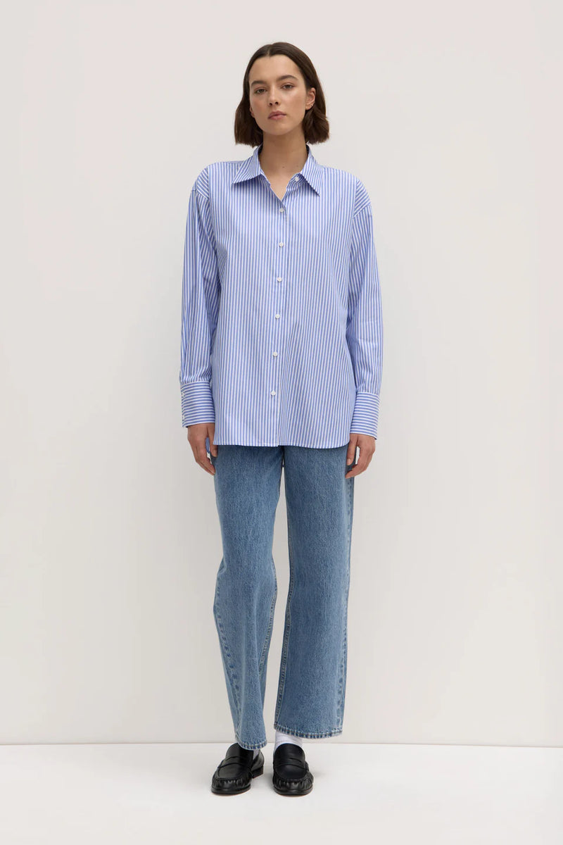 Signature Poplin Shirt - Chamomile/White