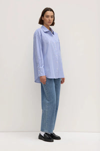 Signature Poplin Shirt - Chamomile/White