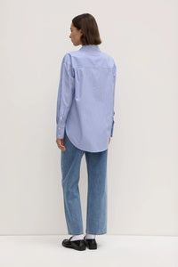 Signature Poplin Shirt - Chamomile/White