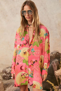 Libertine Shirt Dress - Cayenne