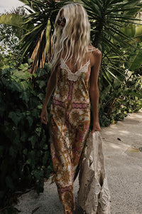 Lovers & Dreamers Strappy Maxi Dress - Champagne Peach