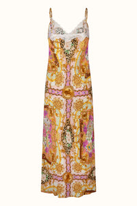 Lovers & Dreamers Strappy Maxi Dress - Champagne Peach