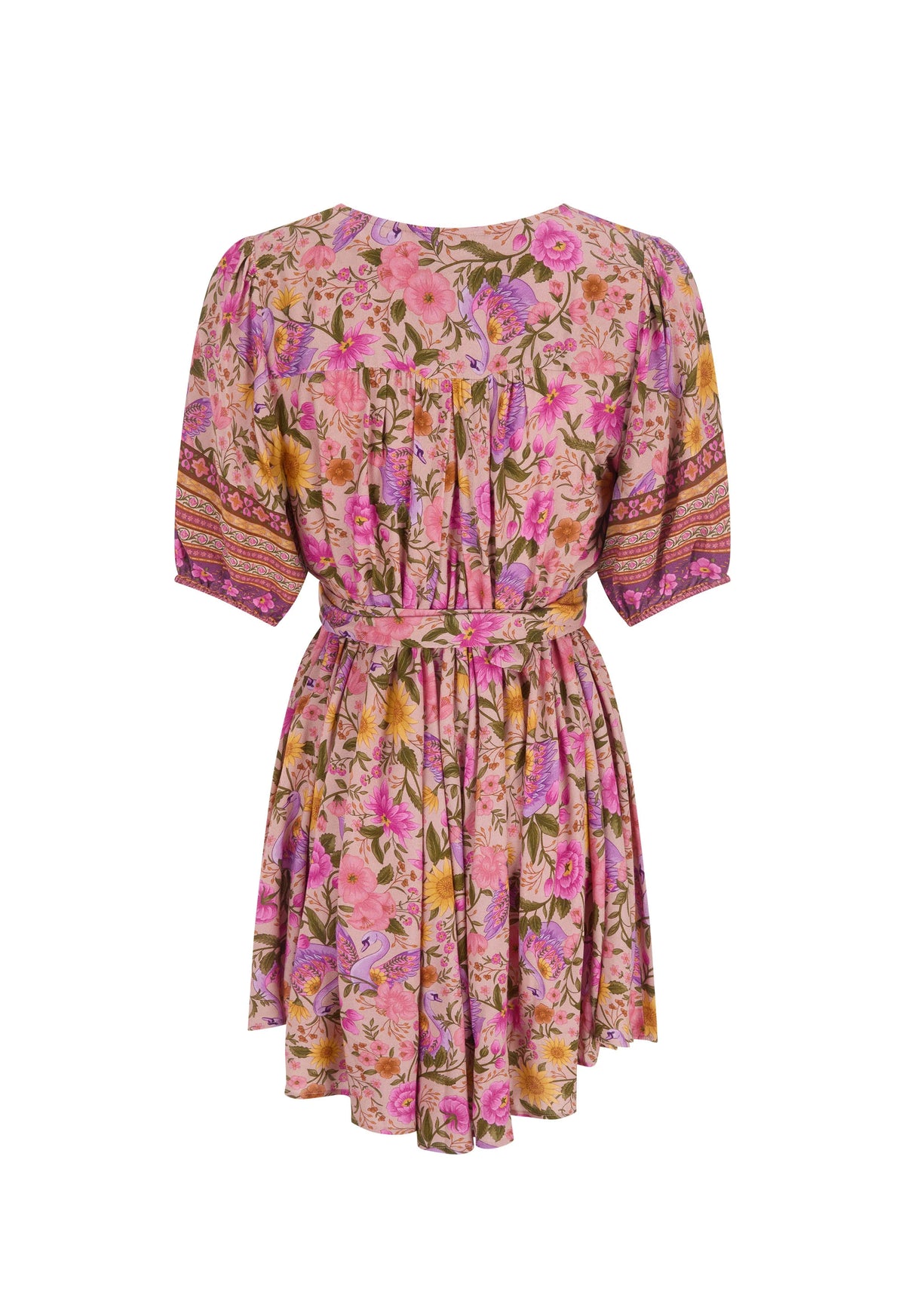 Swan Lake Mini Dress - Lilac Rose