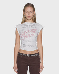 Sold Out Shrunken Tee Vintage White