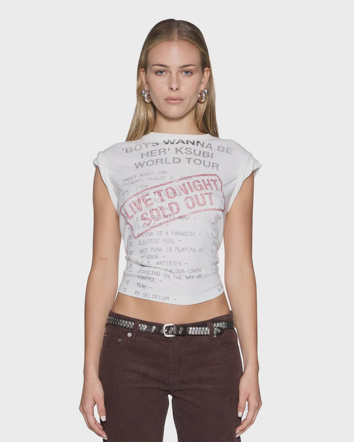 Sold Out Shrunken Tee Vintage White