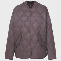 Talei Quilted Bomber |  Cocoa