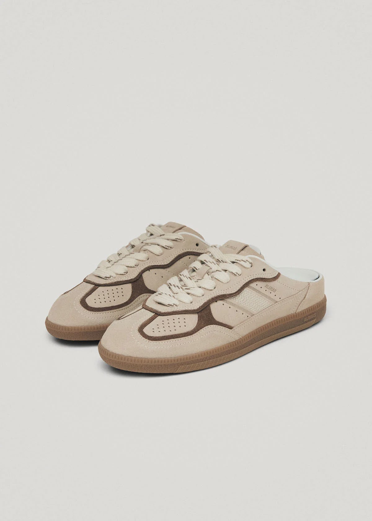 Tb.490 Mule Cream Leather Sneakers