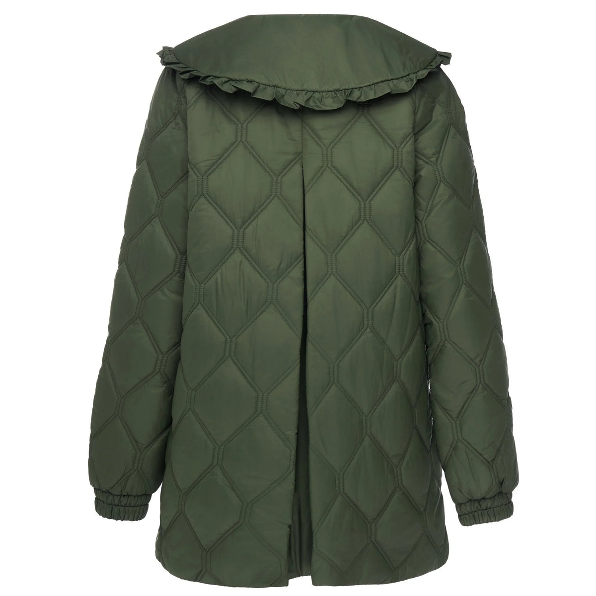 Tess Quilted Coat |  Olive Green