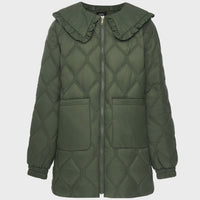 Tess Quilted Coat |  Olive Green
