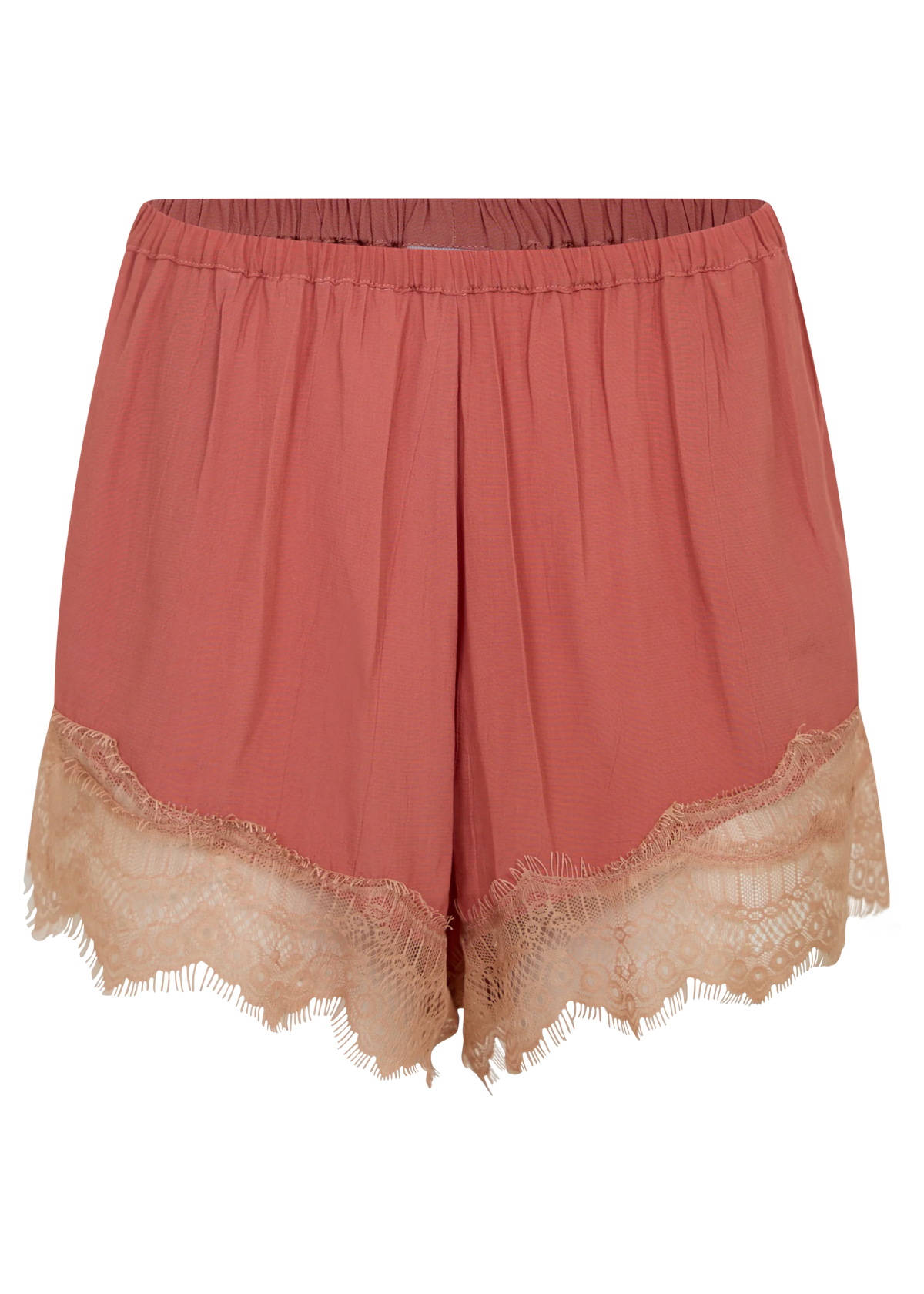UNWIND LACE TRIM SHORTS