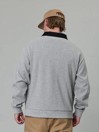 WAFFLE SEAWAY POLO - GREY MARLE