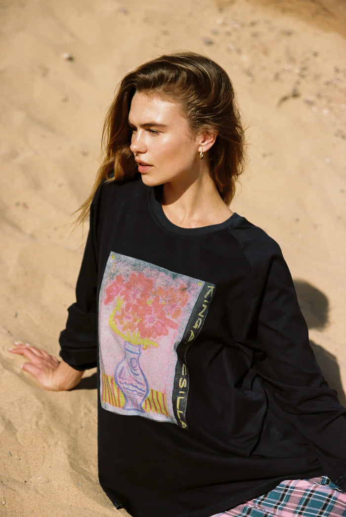 POLPO VASE ROSES TEE