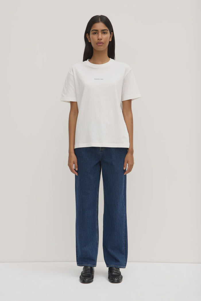 Womens Atelier Logo Tee - Antique White