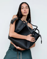 Claudia Tote - Black Deer Nappa