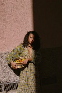 ZOYA BLOCK PRINT MARRAKECH DRESS