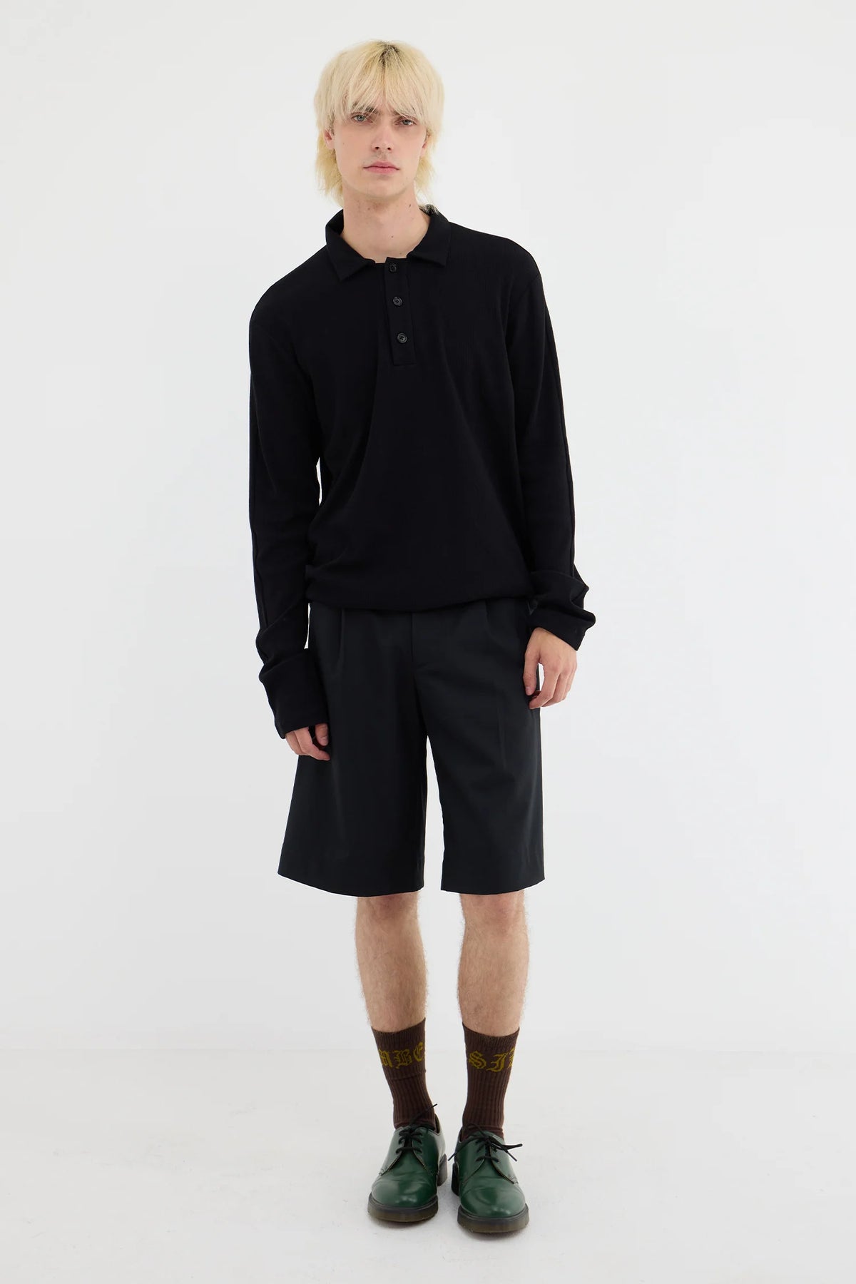 Polo Top - Black