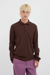 Polo Top - Brown